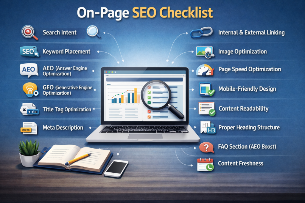 On-Page SEO Checklist for 2026