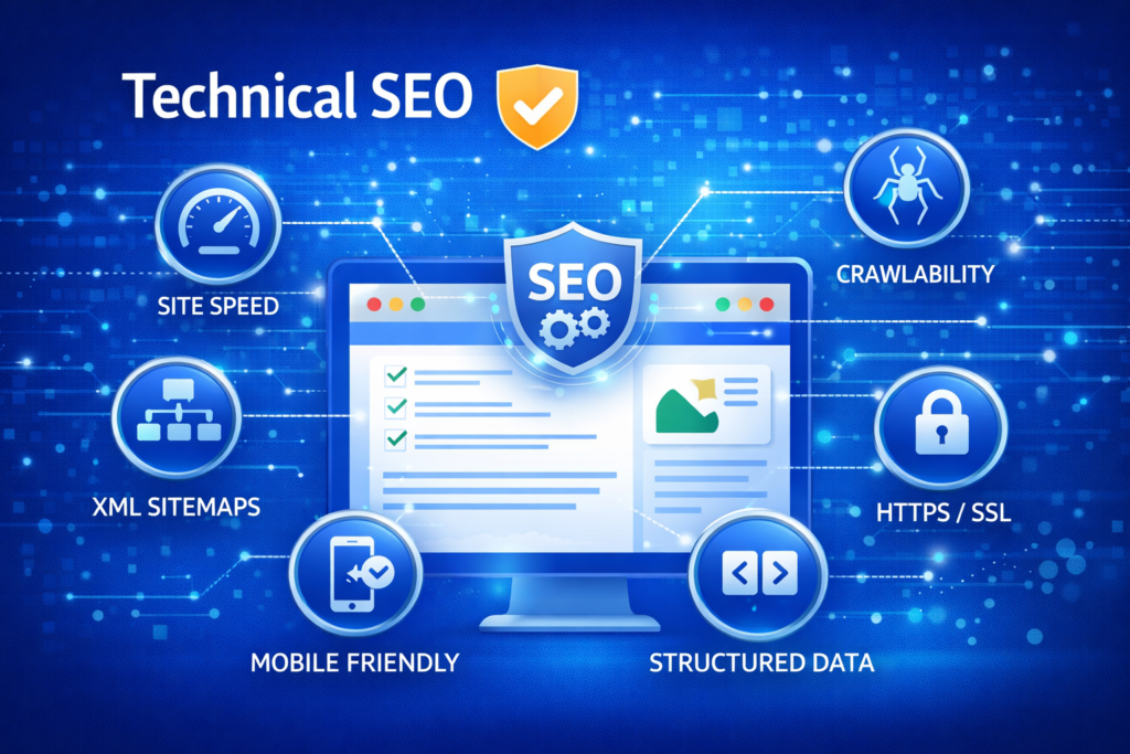 Technical SEO Guide: Improve Website Speed, Security & Crawlability
