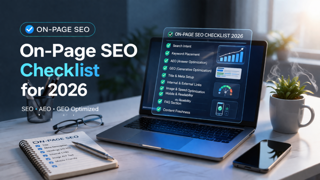 on page seo checklist